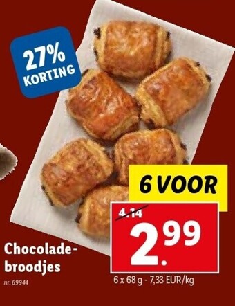 Lidl Chocoladebroodjes aanbieding