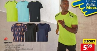 Lidl Sportshirt aanbieding