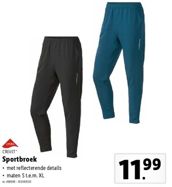 Lidl Sportbroek aanbieding