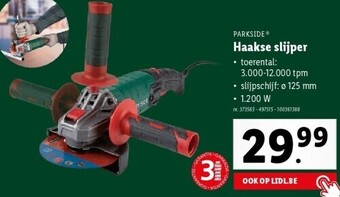 Lidl Haakse slijper aanbieding
