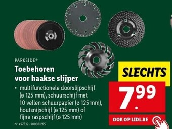Lidl Toebehoren voor haakse slijper aanbieding