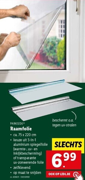 Lidl Raamfolie aanbieding