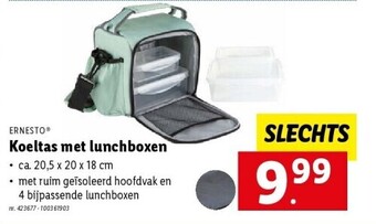 Lidl Koeltas met lunchboxen aanbieding