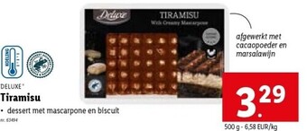 Lidl Tiramisu aanbieding