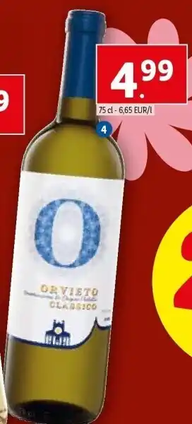 Lidl Orvieto classico dop aanbieding