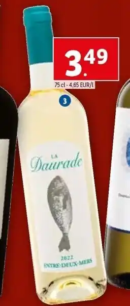 Lidl La daurade entre deux mers aop aanbieding