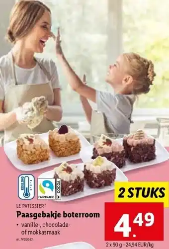 Paasgebakje boterroom