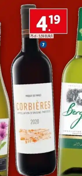 Lidl Corbières aop aanbieding