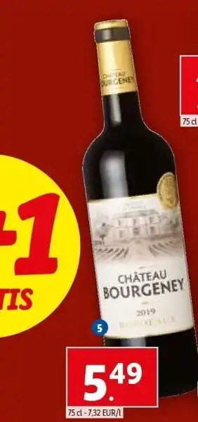Lidl Château bourgeney aop bordeaux aanbieding