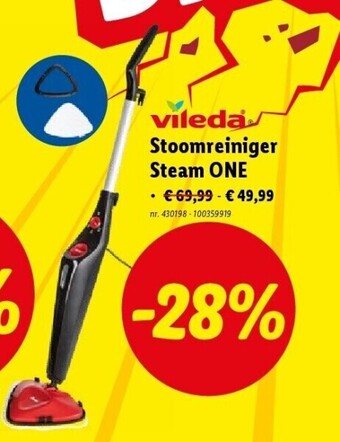 Lidl Stoomreiniger steam one aanbieding