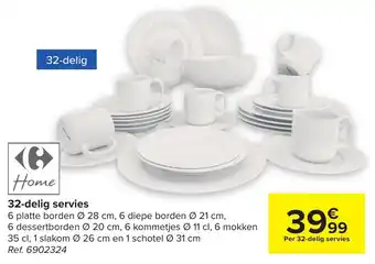 32-delig servies ref. 6902324