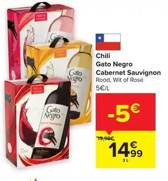 Gato Negro cabernet sauvignon rood 3L
