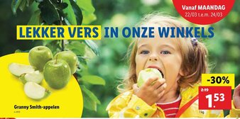Lidl Granny Smith-appelen aanbieding