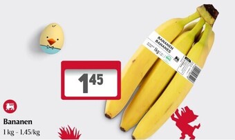 Delhaize Bananen 1 kg aanbieding