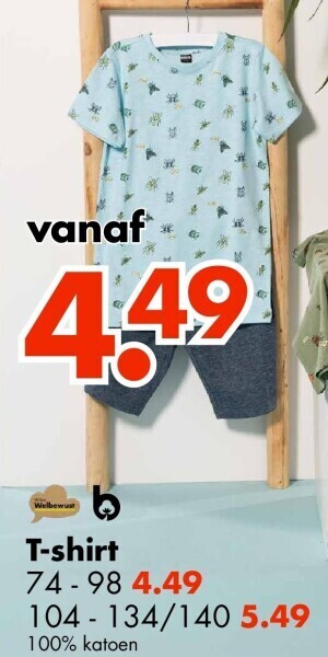 Wibra T-shirt aanbieding