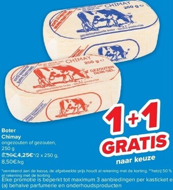 Carrefour Boter chimay aanbieding
