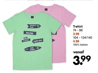 Wibra T-shirt aanbieding