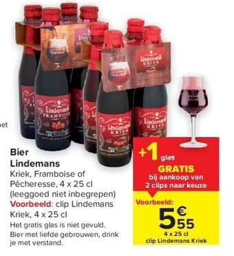 Carrefour Bier lindemans aanbieding