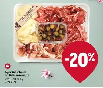 Aperitiefschotel op italiaanse wijze