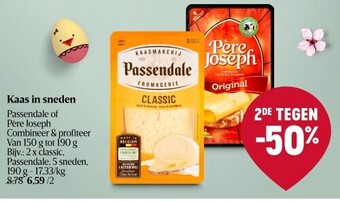 Delhaize Kaas in sneden aanbieding