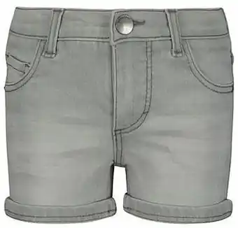 HEMA HEMA Kindershort Denim Grijs (grijs) aanbieding