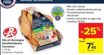 Carrefour Market Kip uit Auvergne Kwaliteitsketen Carrefour aanbieding
