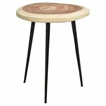 Kwantum Bijzettafel Bogor Zwart Naturel aanbieding
