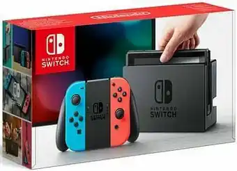 ToyChamp Nintendo Switch Console Rood/Blauw 2019 aanbieding