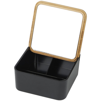 Action Bamboe opbergbox met spiegel aanbieding