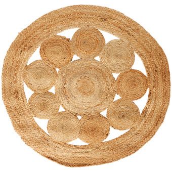 Jute vloerkleed