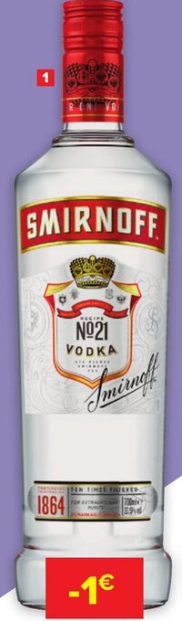 Smirnoff Wodka 37.5% 70cl