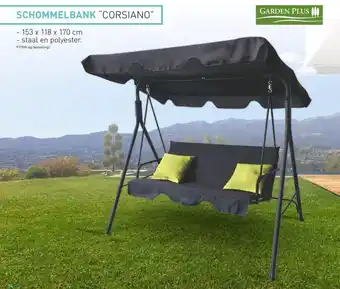 Hubo Corsiano Schommelbank 153 x 118 x 170cm aanbieding