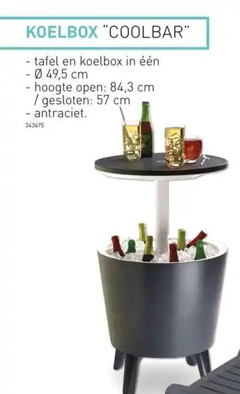Hubo Koelbox "coolbar" 49,5cm (343675) aanbieding