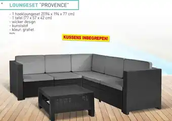Hubo Loungeset "provence" (956394) aanbieding