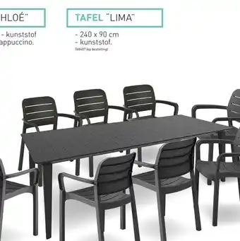 Hubo Tafel 240 x 90cm aanbieding