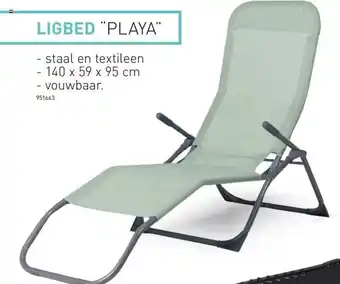 Hubo Ligbed "playa" 140 x 59 x 95cm aanbieding