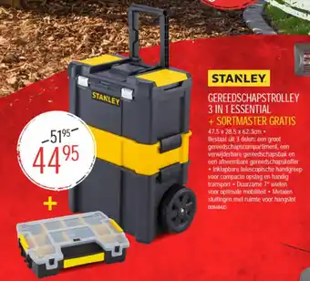 Stanley Gereedschapstrolley 3 in 1 Essential