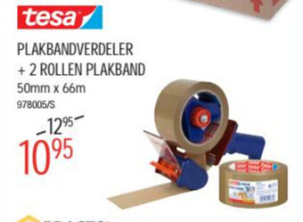 Tesa Plakbandverdeler + 2 Rollen Plakband