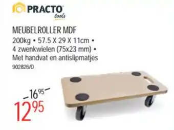 HandyHome Practo Meubelroller MDF aanbieding
