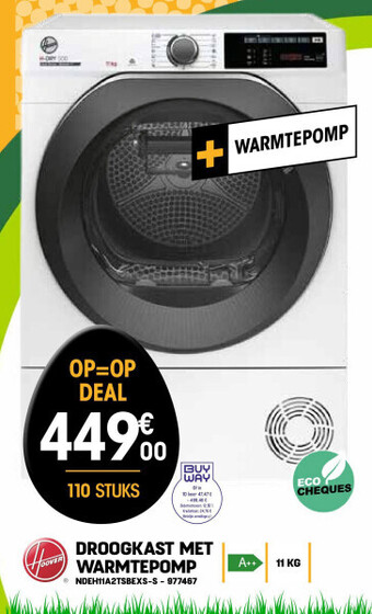 Electro Depot Droogkast met warmtepomp aanbieding