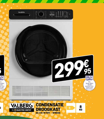 Electro Depot Condensatie droogkast aanbieding