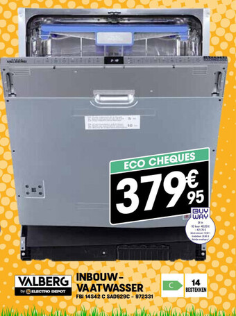 Electro Depot Inbouw- vaatwasser aanbieding