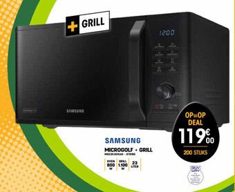 Electro Depot Microgolf + grill aanbieding
