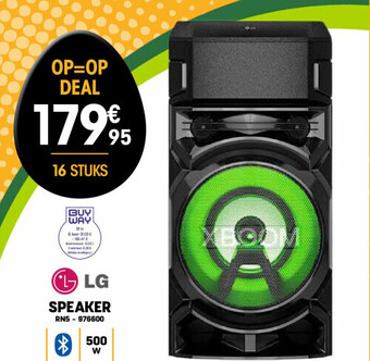 Electro Depot Lg speaker aanbieding