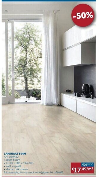 Zelfbouwmarkt Laminaat 8 mm aanbieding