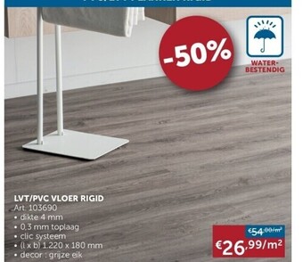 Zelfbouwmarkt Lvt/pvc vloer rigid aanbieding