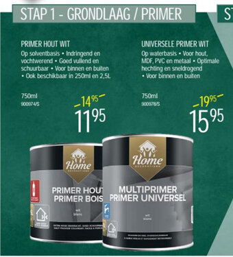 HandyHome Primer Hout Wit aanbieding