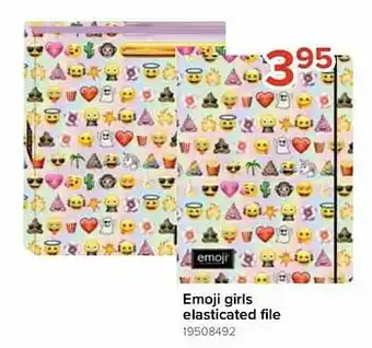 Emoji girls elasticated file