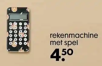 Rekenmachine met spel