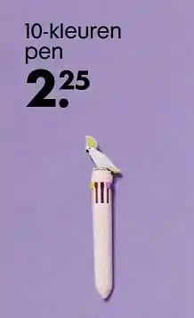 HEMA 10-kleuren pen aanbieding